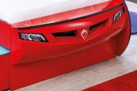 CARBED Кровать-машина Coupe с выдвижной кроватью Red 20.03.1306.00 в Тюкалинске - tyukalinsk.katalogmebeli.com | фото 2