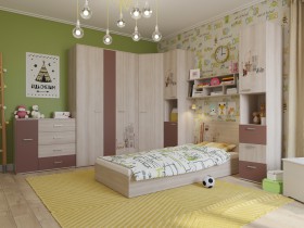 Детская комната Лимбо-1 в Тюкалинске - tyukalinsk.katalogmebeli.com | фото 2