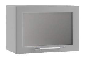Гарда ПГС 500 шкаф верхний горизонтальный со стеклом Белый в Тюкалинске - tyukalinsk.katalogmebeli.com | фото