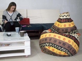 Кресло-груша Большое-Африка в Тюкалинске - tyukalinsk.katalogmebeli.com | фото 4