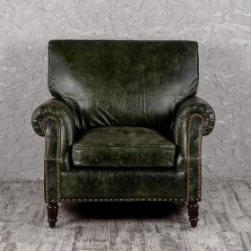 Кресло кожаное Лофт Аристократ (ширина 1070 мм) в Тюкалинске - tyukalinsk.katalogmebeli.com | фото 9