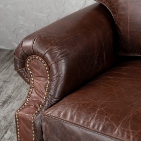 Кресло кожаное Лофт Аристократ (ширина 1100 мм) в Тюкалинске - tyukalinsk.katalogmebeli.com | фото 5