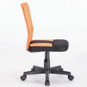 Кресло компактное BRABIX Smart MG-313 (черный, оранжевый) в Тюкалинске - tyukalinsk.katalogmebeli.com | фото 2