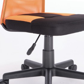 Кресло компактное BRABIX Smart MG-313 (черный, оранжевый) в Тюкалинске - tyukalinsk.katalogmebeli.com | фото 5