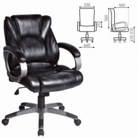 Кресло офисное BRABIX Eldorado EX-504 (черный) в Тюкалинске - tyukalinsk.katalogmebeli.com | фото