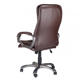 Кресло офисное BRABIX Omega EX-589 (коричневое) в Тюкалинске - tyukalinsk.katalogmebeli.com | фото 3
