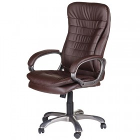 Кресло офисное BRABIX Omega EX-589 (коричневое) в Тюкалинске - tyukalinsk.katalogmebeli.com | фото 4