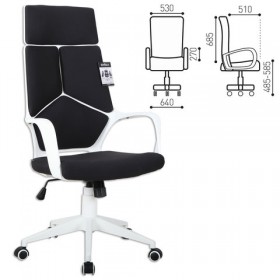 Кресло офисное BRABIX Prime EX-515 (черная ткань) в Тюкалинске - tyukalinsk.katalogmebeli.com | фото 1