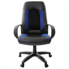 Кресло офисное BRABIX Strike EX-525 (сине-черный) в Тюкалинске - tyukalinsk.katalogmebeli.com | фото 4