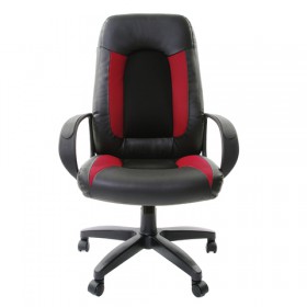 Кресло офисное BRABIX Strike EX-525 (черно-красный) в Тюкалинске - tyukalinsk.katalogmebeli.com | фото 2