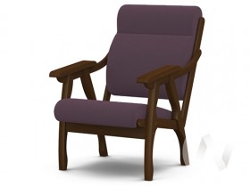 Кресло Вега-10 (орех лак/ULTRA PLUM) в Тюкалинске - tyukalinsk.katalogmebeli.com | фото