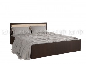 Кровать 1,4 Фиеста (Венге/Дуб беленый) в Тюкалинске - tyukalinsk.katalogmebeli.com | фото 1