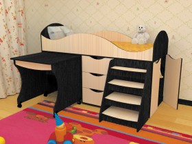 Кровать детская Тошка в Тюкалинске - tyukalinsk.katalogmebeli.com | фото 3