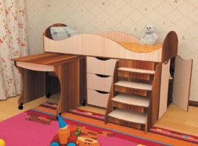 Кровать детская Тошка в Тюкалинске - tyukalinsk.katalogmebeli.com | фото 4