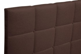 Кровать "Диана" ш. 1400 (Н=1010мм) (жаккард шоколад) в Тюкалинске - tyukalinsk.katalogmebeli.com | фото 5