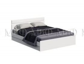 Кровать Нэнси New 1,4м (Белый/белый глянец) в Тюкалинске - tyukalinsk.katalogmebeli.com | фото