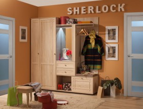 Набор мебели для прихожей Sherlock в Тюкалинске - tyukalinsk.katalogmebeli.com | фото 2