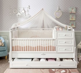 ROMANTIC BABY Детская кровать-трансформер 20.21.1015.00 в Тюкалинске - tyukalinsk.katalogmebeli.com | фото 3