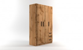 Шкаф 3-х створчатый с ящиками Шервуд (Дуб Вотан) в Тюкалинске - tyukalinsk.katalogmebeli.com | фото