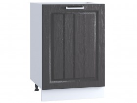 Шкаф нижний 500, ШН 500 (Клен серый/корпус белый) в Тюкалинске - tyukalinsk.katalogmebeli.com | фото