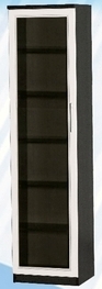 Шкаф средний со стеклодверью ДЛЯ ГОСТИНОЙ ШСС-450 Венге/Дуб выбеленный в Тюкалинске - tyukalinsk.katalogmebeli.com | фото 1