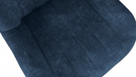 Стул «Марвел» К1С Исп. 2 Черный муар/Микровелюр Wellmart Blue в Тюкалинске - tyukalinsk.katalogmebeli.com | фото 3