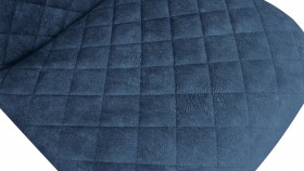 Стул «Ричи» К1С Черный муар/Микровелюр Wellmart Blue в Тюкалинске - tyukalinsk.katalogmebeli.com | фото 3
