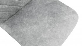 Стул «Шерри» К1С Белый/Микровелюр Wellmart silver в Тюкалинске - tyukalinsk.katalogmebeli.com | фото 3